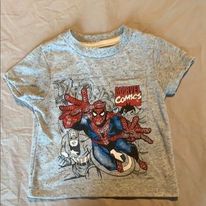 12mo Spider-Man tee shirt w/ front pocket